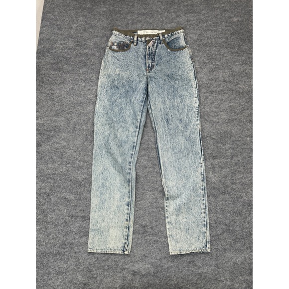 Jordache Denim - Vintage Jordache Acid Wash Jeans Women 32 High Rise Straight Leg Blue Denim 80s